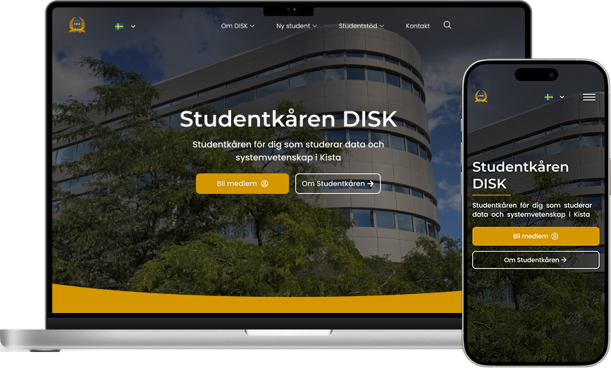 DISK studentkar mockup