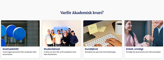 Why Akademisk Kvart section