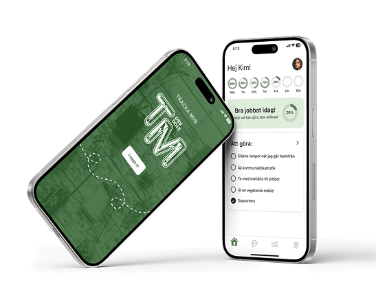 TrackMe app mockup
